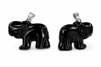 Colgante Onix Elefante 22mm (Un)