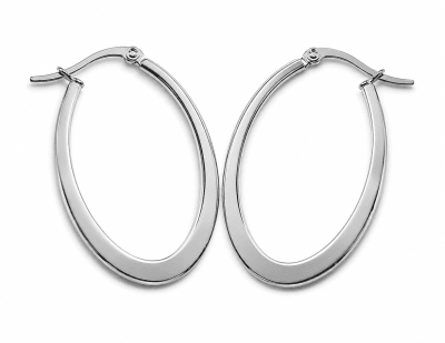 Aros Acero Quirúrgico Oval 3.5cms Nº80 (Par)