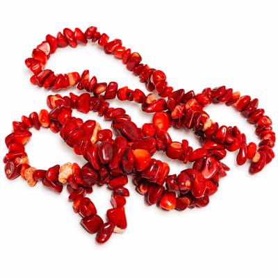 Coral Rojo Natural Chips (Tira)