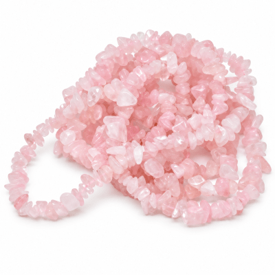 Cuarzo Rosa Natural Chips (Tira)