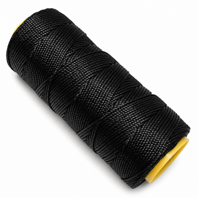 Hilo Macrame 100% Poliester Negro  (Rollo)
