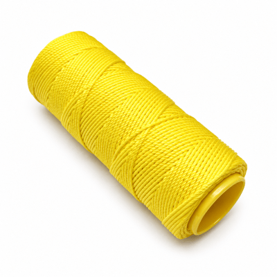 Hilo Macrame 100% Poliester Amarillo A1016 (Rollo)1