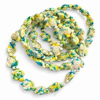 Tortuga Marina Cerámica Mix Yellow 18x10mm (Tira)1