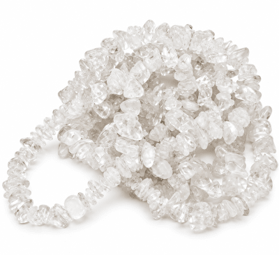 Cuarzo Cristal Natural Chips (Tira)