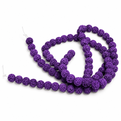 Magma Natural Redondo 8mm Morado (Tira)1