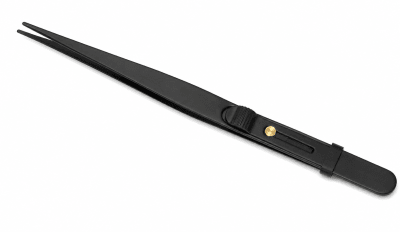 Pinza Piedras Metal Negra Tope (Unidad)