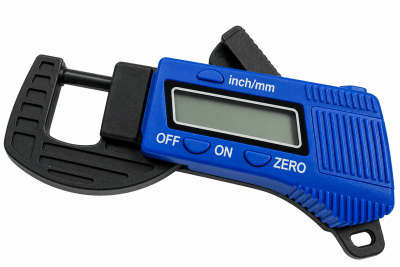 Micrómetro Digital 0,01 a 12.7mm LCD Fibra Carbono (Set)