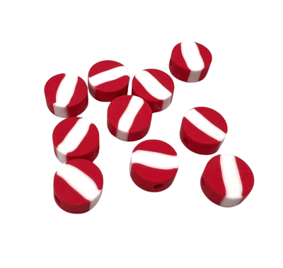 Divisor Fimo Redondo Bandera Perú (10 Unidades)1