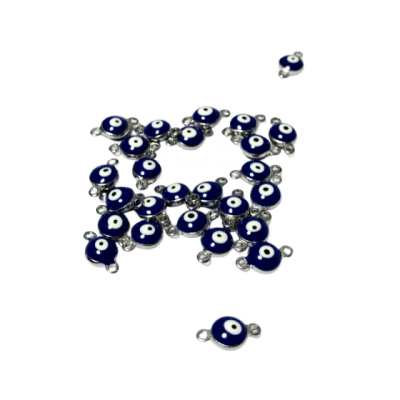 Conector Acero Quirúrgico Ojo Turco Azul 10mm (Unidad)1