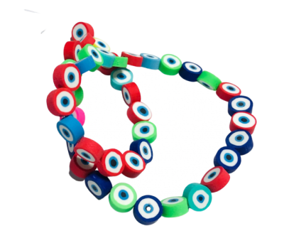 Tira Pucca Ojo Turco Perforada Colores 1cm (Tira)1