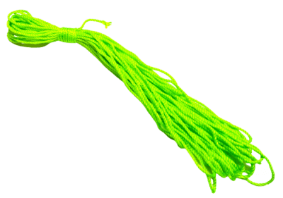 Hilo Macramé Trenzado Verde Claro Encendido 2mm (Rollo)