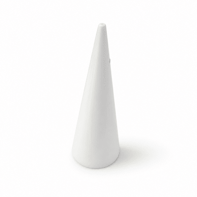 Exhibidor Anillo Cono Acrílico Blanco (Unidad)1