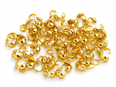Tapanudo Baño Básico Oro 18K 4mm (Par)