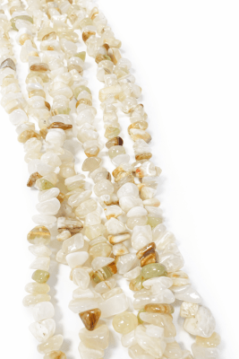 Onix Amarillo Natural Nugget XL Punta (Tira)