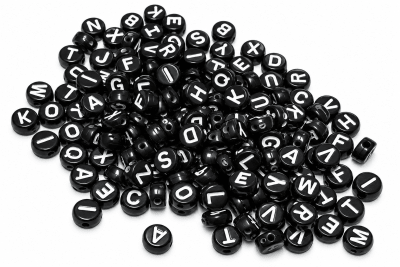 Letras Redondas Negro 6mm (20 gramos)2