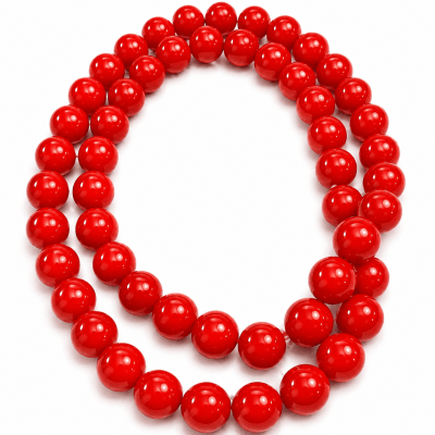 Tira Divisor Acrílico Rojo Redondo 16mm (Tira)1