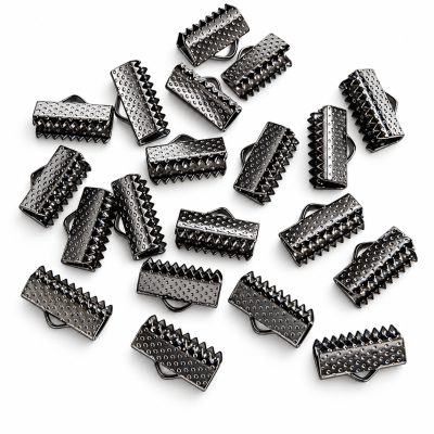 Cierre Maletín Metal Negro 13x6mm (5 Pares)1