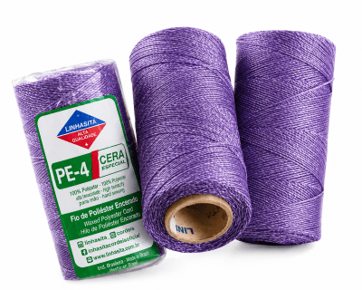 Hilo Poliéster Encerado Purpura Iridescent (10 Metros)