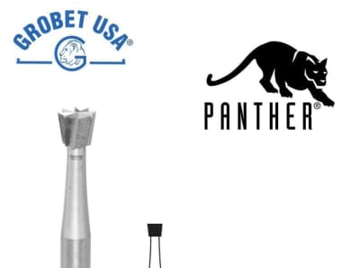 1.8mm Fresa Acero Cono Invertido (Un)