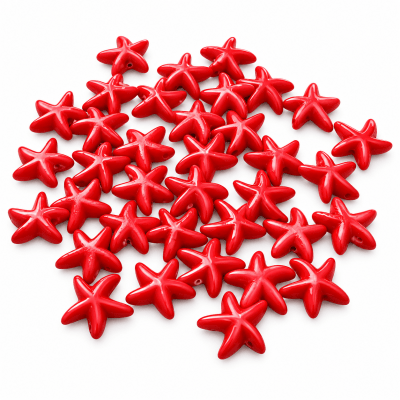 Estrella de Mar Rojo 13mm (10 Unidades)