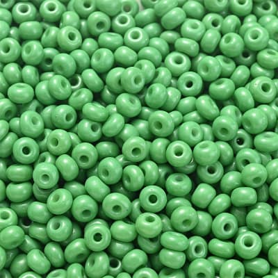 Mini Mostacillón Verde Claro Opaco 3mm (50 gramos)