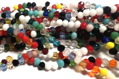 Cristal Colores Mix Nº2 Rondelle 3x2mm (Tira)