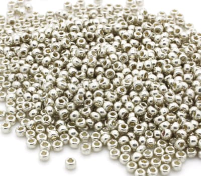 Mini Mostacillón Silver 4mm (50 gramos)