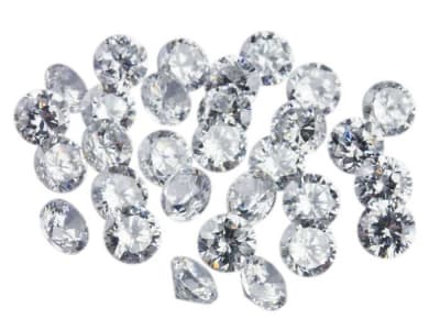 1.00mm Circón Blanco Redondo (Unidades)