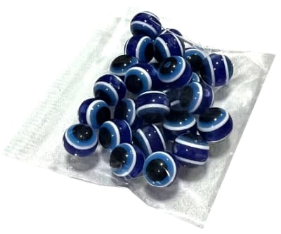 Divisor Ojo Turco Azúl Acrílico 8mm (Pack)