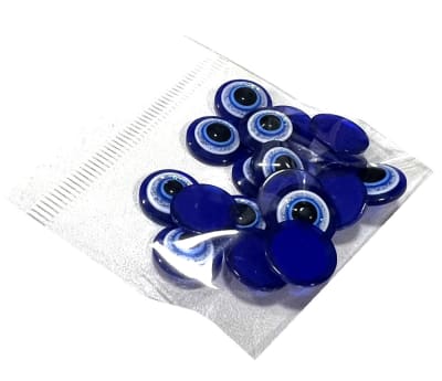 Coubuchón Ojo Turco Azúl Acrílico 12mm (Pack)1