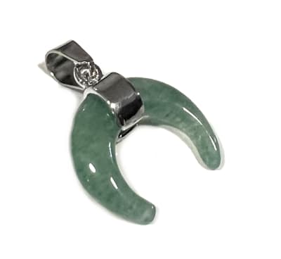 Mini Luna Invertida Jade Natural con Valier 2 cms (Unidad)