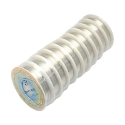 Alambre Cobre Extra Fino 0.8mm Plateado (Rollo)
