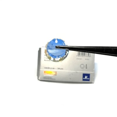 Colgante Cristal Swarovski Aurora Boreal Disco 12mm