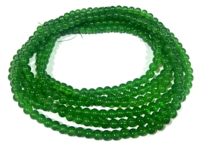 Vidrio Redondo Verde Oscuro 8mm (Tira)1