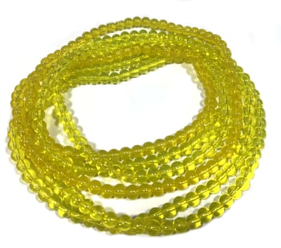 Vidrio Redondo Amarillo 8mm (Tira)1