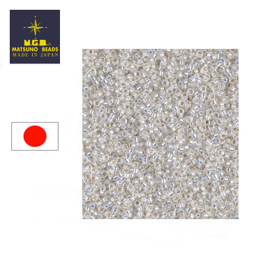 Mostacilla Calibrada Japonesa Rocalla 8/0 Crystal (10 gramos)1