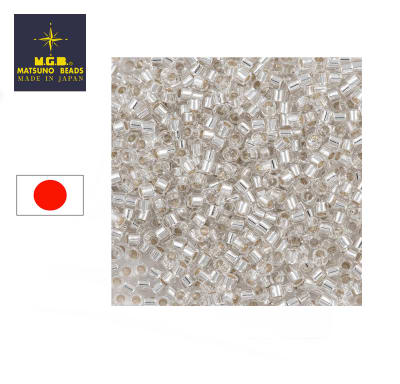 Mostacilla Calibrada Japonesa Delica 11/0 Crystal (20 gramos)