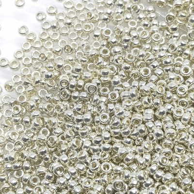 Mini Mostacillón Silver 2mm (50 gramos)1