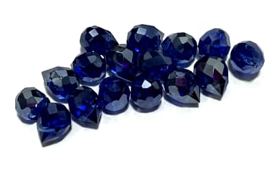 Gota Cristal Blue Perforada 10x8mm (10 Unidades)