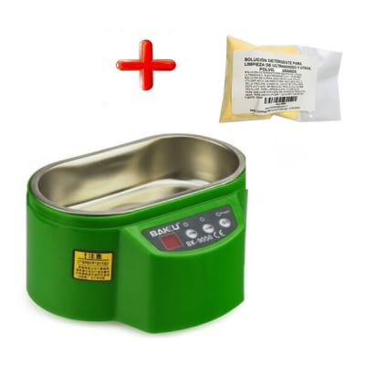 Equipo Limpieza Ultrasonido 0,5 Litros -Solución Ultrasonido 50 gramos (Set)