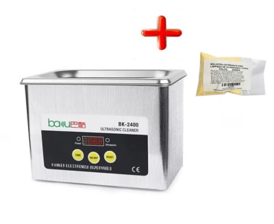 Equipo Limpieza Ultrasonido 0,8 Litros Baku 2400-Solución Ultrasonido 50 gramos (Unidad)