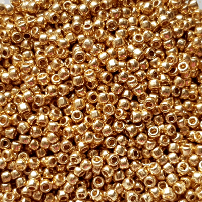 Mini Mostacillón Gold 2mm (50 gramos)
