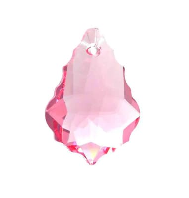 Baroque Swarovski Light Rose 16x11mm (Un)