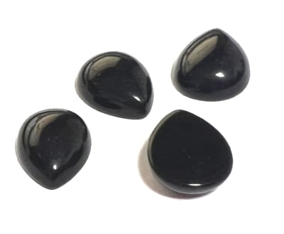12x11mm Onix Natural Coubuchón Gota (Un)