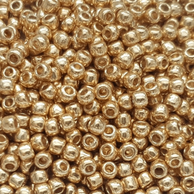 Mini Mostacillón Gold 4mm (50 gramos)