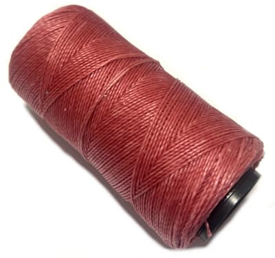 Hilo Poliéster Encerado Torcido Rosa Mexicano (Rollo)