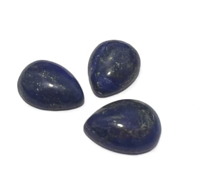 12x11mm Lapislázuli Natural Coubuchón Gota (Un)1