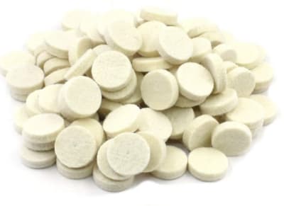 Mini Pañete Disco Fieltro Duro (Unidad)1