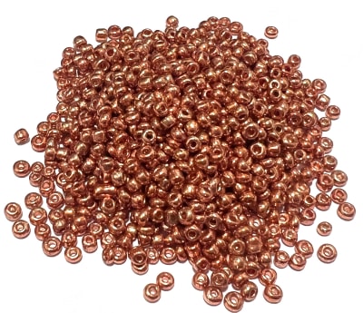 Mini Mostacillón Copper Brillante 3mm (50 gramos)