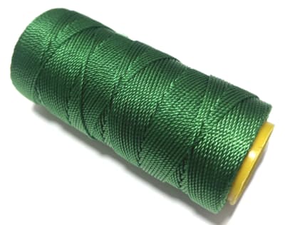 Hilo Macrame 100% Poliester Verde Nº1129 (Rollo 50 Gramos)2